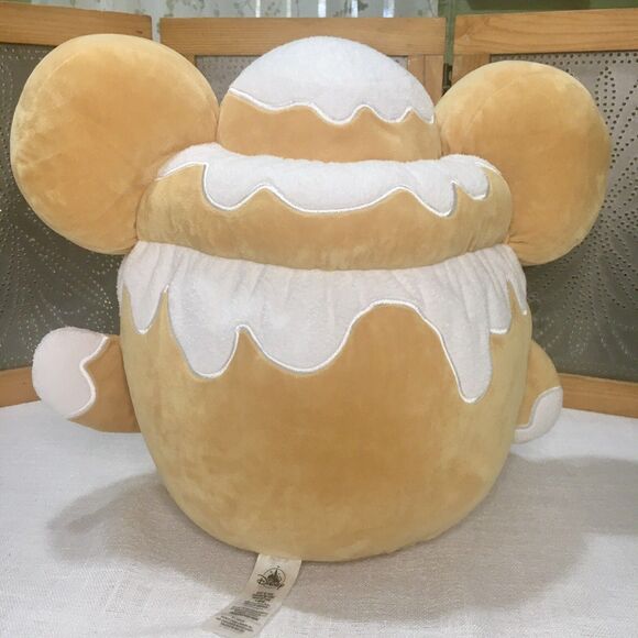 Disney Store Munchlings Cinnamon Swirl Bun Plush Large 15" Fall Food Teddy Bear - Picture 8 of 10